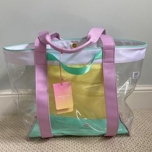 Transparent Beach Tote Bag - Stoney Clover Lane x Target Clear/Lavender